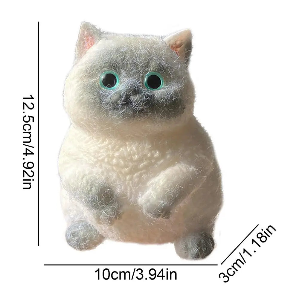 Stress Toy Cat For Kids Cute Cat-Shape Fidget Ball Mochi Animal Pinch Family Fun Game Relief Sensory Toys For Kids Girls Boys Zpaxo F United States