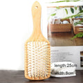 Wood Comb Professional Healthy Paddle Cushion Hair Loss Massage Brush Hairbrush Comb Scalp Hair Care Healthy bamboo comb Zpaxo Big