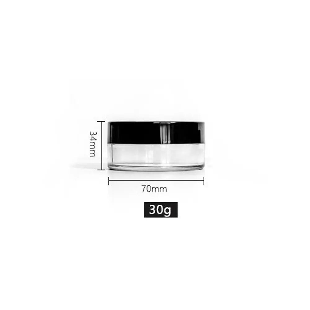 Refillable Loose Powder Containers Empty Reusable Compact Elasticated Zpaxo 30ML
