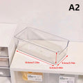 Transparent Acrylic Cosmetics Storage Box Desktop Plastic Dormitory