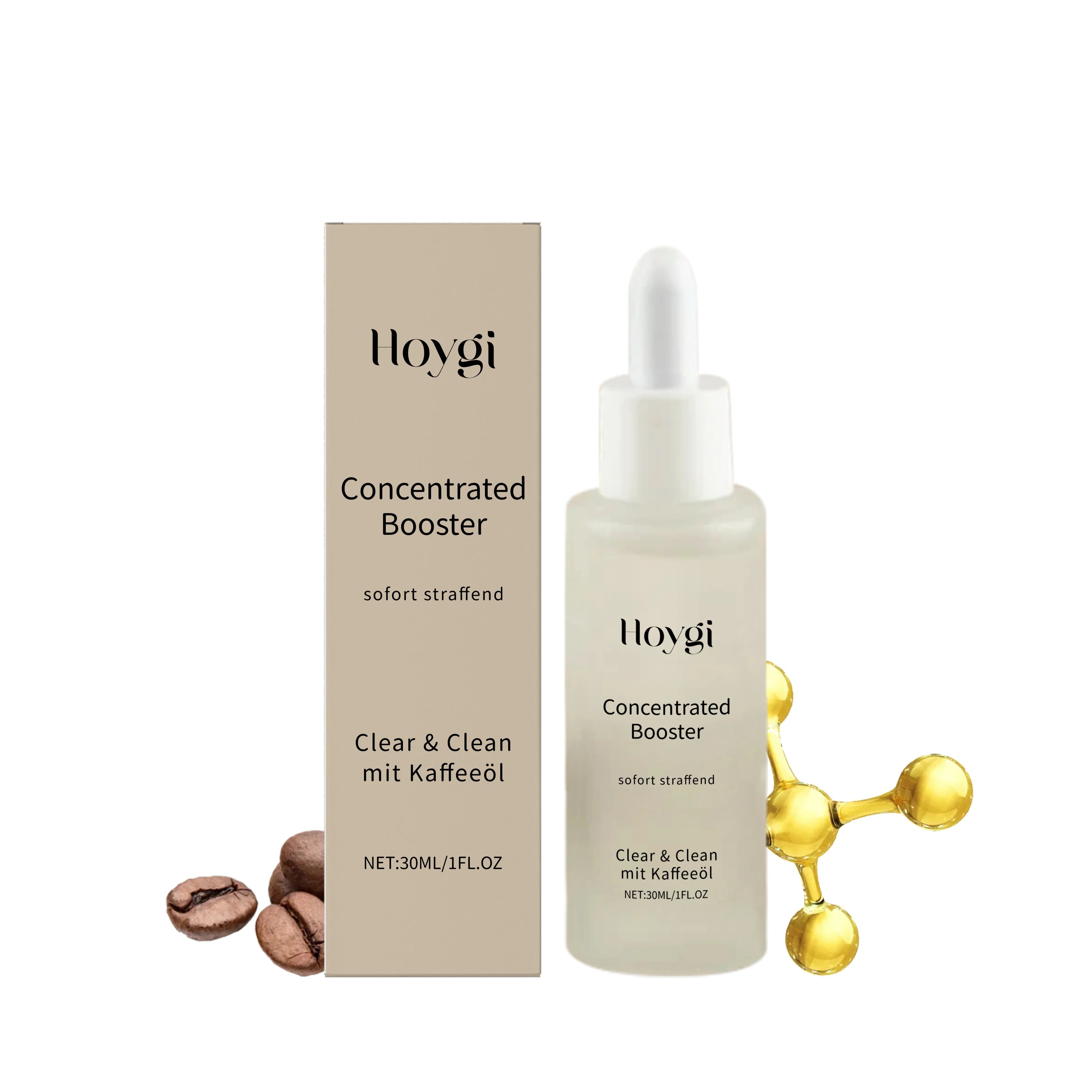 Hydrating Lifting Facial Serum for Dry Sensitive Skin Brightening Face Essence with Coffee Seed Oil Soft Smooth Non Greasy 30ml Zpaxo 1PC Personal Pack