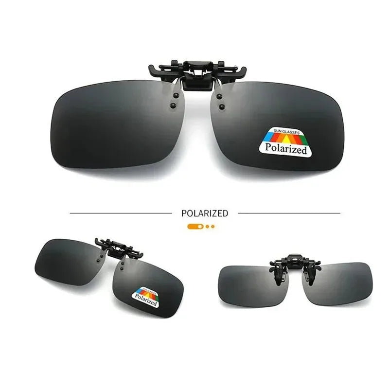Polarized Clip-On Sunglasses UV400 – Driving & Outdoor Shades