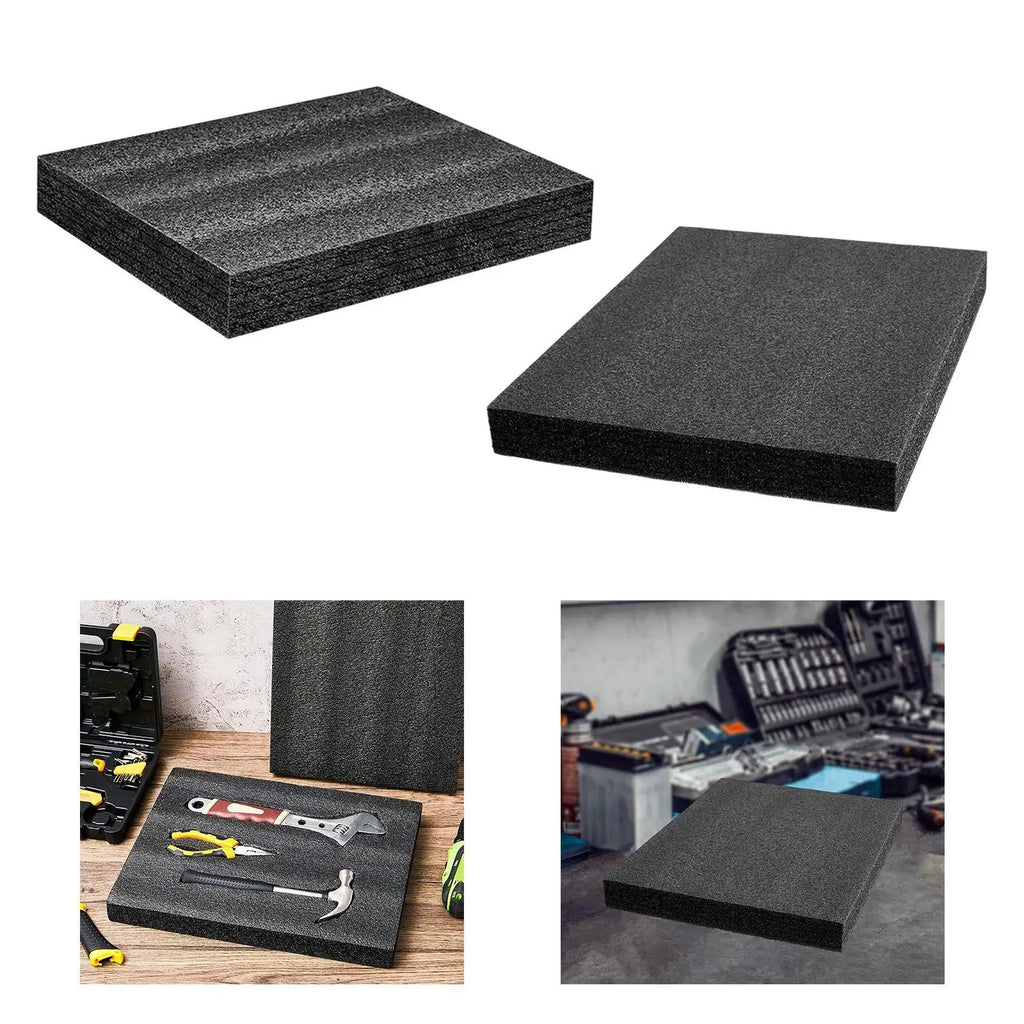 Cuttable Polyethylene Foam Sheet – Toolbox & Packing Insert Foam Padding Insert Zpaxo 30cmx30cmx1cm