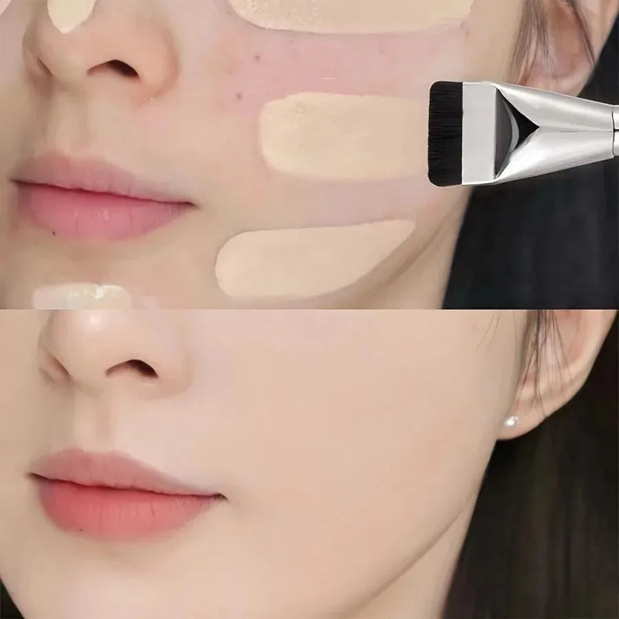 Beauty Makeup Tools One-word Foundation Brush Do Not Eat Powder Flat Zpaxo
