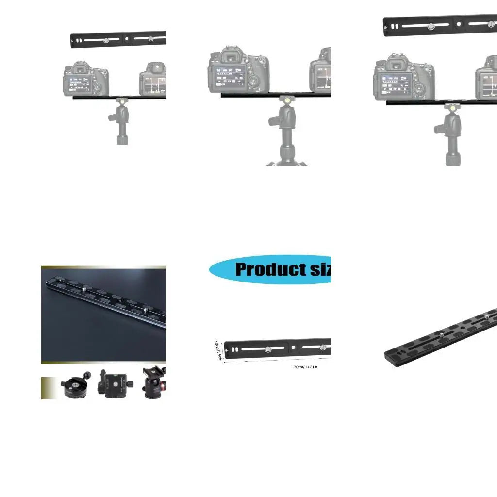Universal Quick Release Clamp Plate DSLR Camera Long Plate Tripod Monopod Mount Adapter 300mm For Camera Accessories Zpaxo China Mainland