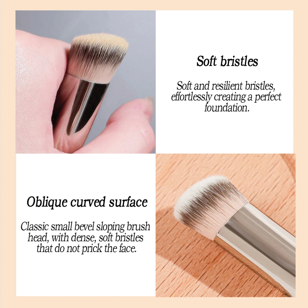 Concealer Brush - Disappear Seamless finish concealer brush soft, fiber hair, stylish design single side brush, convenient Zpaxo