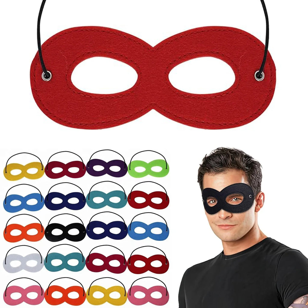 Soft Felt Party Eye Masks – DIY Cosplay & Dress-Up Props