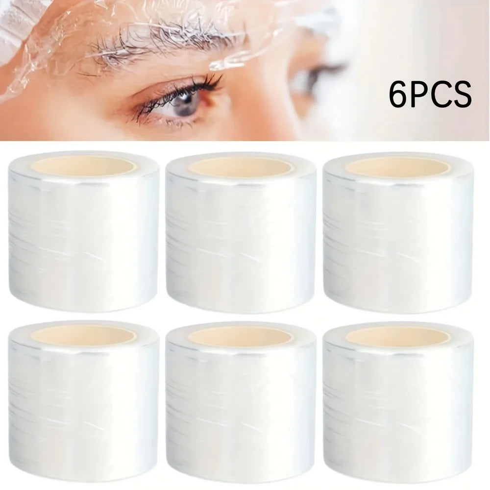 6 Packs Tattoo Plastic Wrap Semipermanent Disposable Makeup Supplies Zpaxo