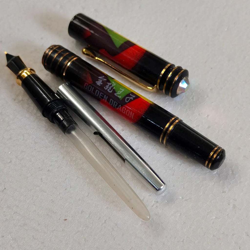 Vintage Iridium Fountain Pen 1990s Chinese Dandong Prince Retro Stationery Collectible Writing Pen Zpaxo