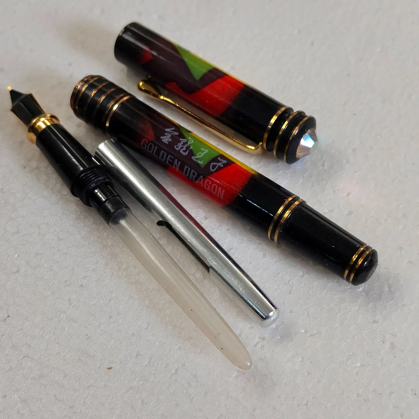 Vintage Iridium Fountain Pen 1990s Chinese Dandong Prince Retro Stationery Collectible Writing Pen Zpaxo