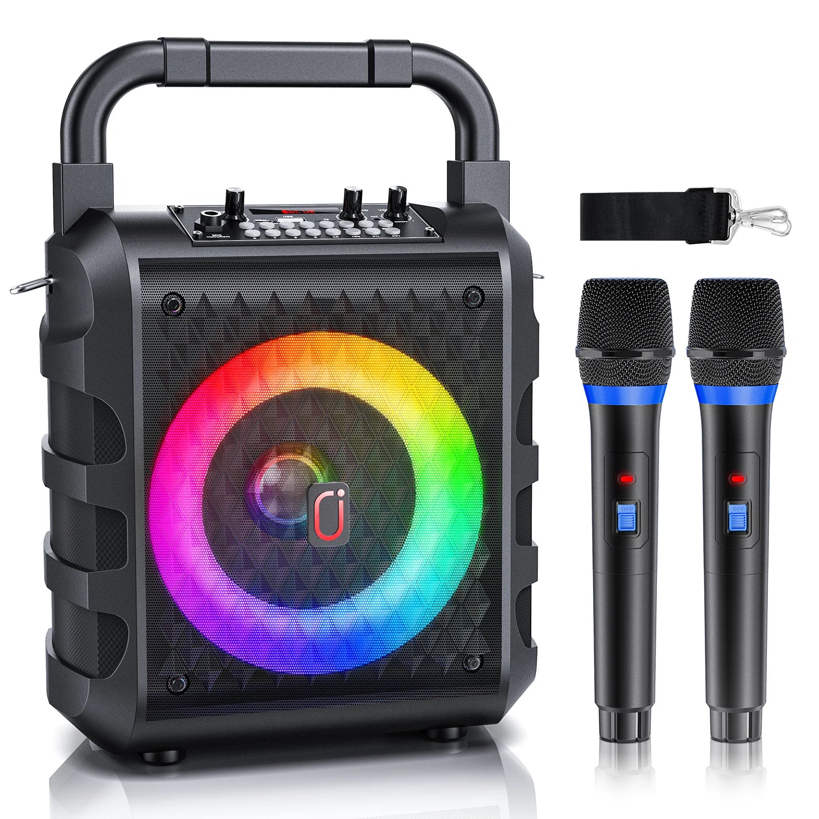 Fanfun T18 Power Karaoke Bluetooth Speaker Music Rhythm Light 360