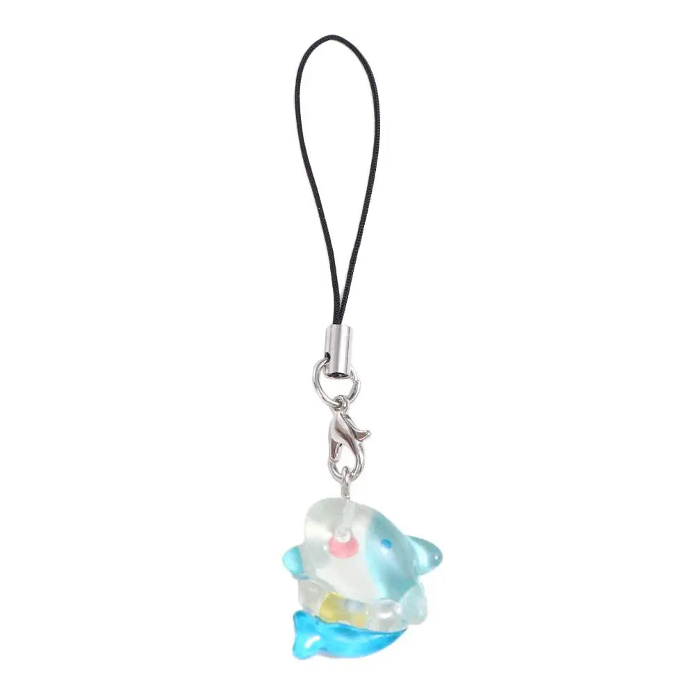 Fashion Lanyard Fish Phone Chain Sea Creature Keychain Hanging Rope Zpaxo shark