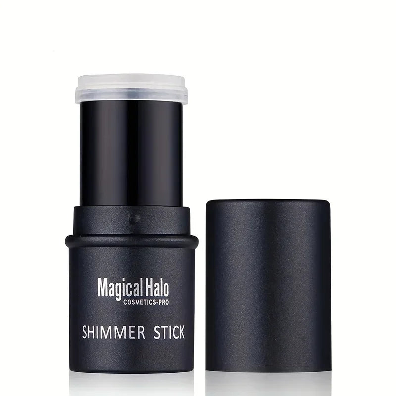 Magical Halo Shimmer Stick - Multi-Use Highlighter & Contour Makeup for Radiant Glow - Daily Wear 01# & 02# Zpaxo
