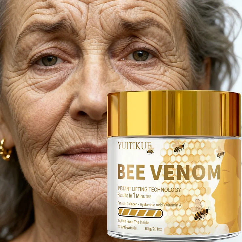 YUITIKUE Bee Venom Face Cream 60g – Instant Lift & Anti-Wrinkle Anti-Aging Face Cream Zpaxo