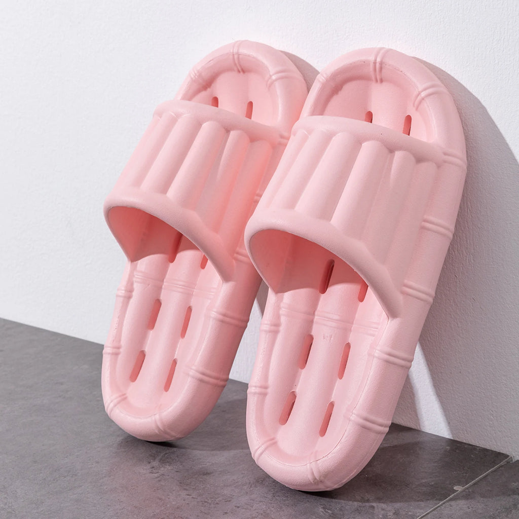 Men's Non-slip Bathroom Slippers Quick Drying Water Draining Shower