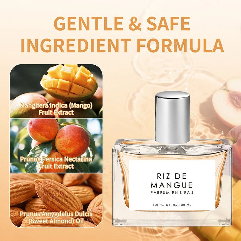 Mango Rice Perfume Body Mist – Sweet Fruity EDT Spray 30ml Perfume Body Mist Zpaxo