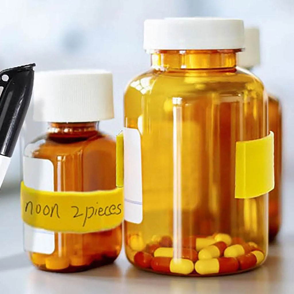 9 PCS Clips for Pill Bottles, Medicine Bottle Label Clips, Medicine Bottle Label Clips Zpaxo