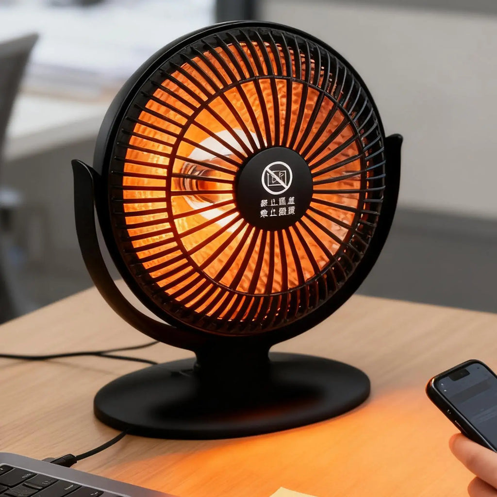 Space Heater Portable 200W Appliances 6 Inches Dumping Shutdown Zpaxo