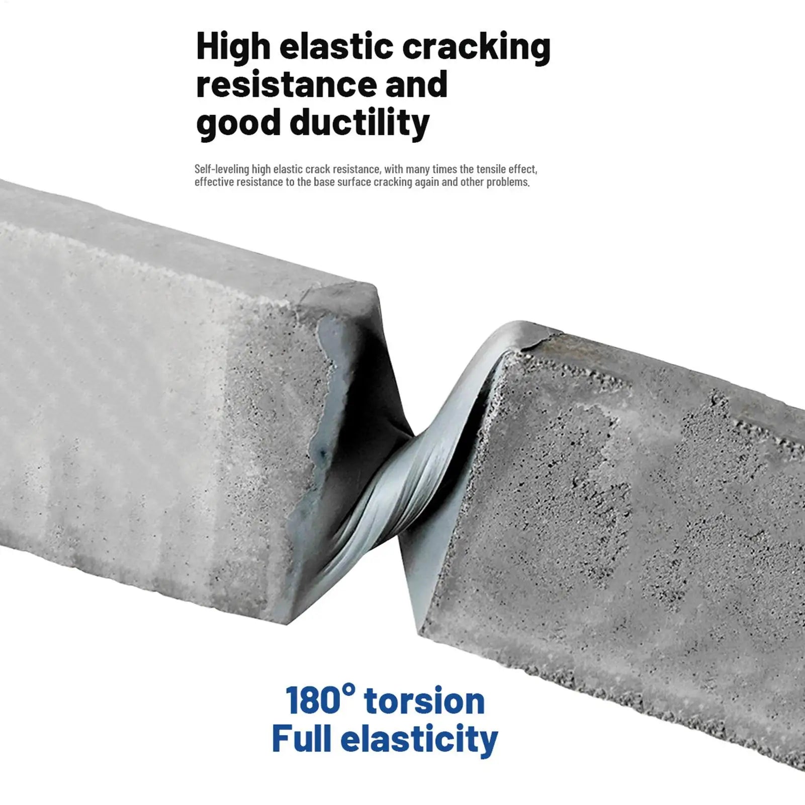 Concrete Crack Sealant 500ml Cement Concrete Waterproofing Sealant Heavy Duty Sealing Glue Penetrating Adhesive for Shower Room Zpaxo