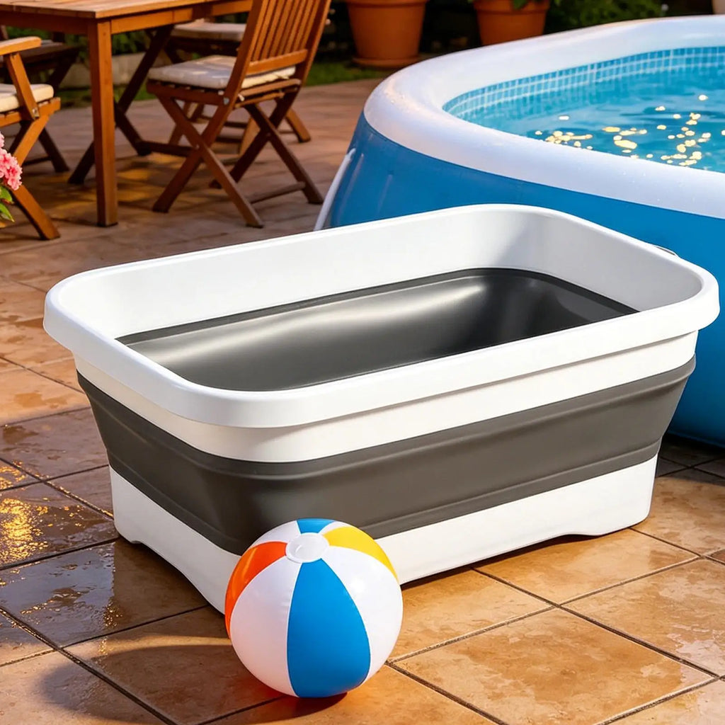 Foot Bath Pool Portable Non-slip Wash Basin Swimming Feet Tray
