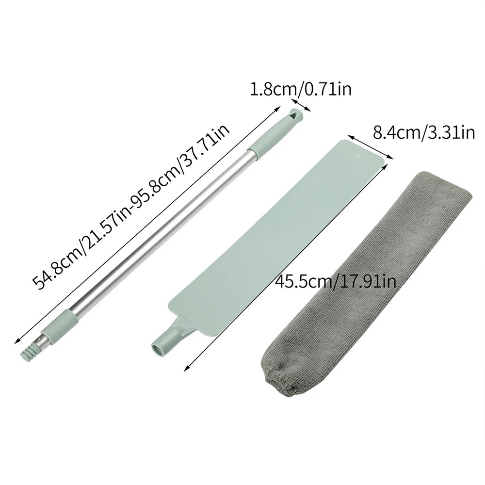 Telescopic Dust Brush with Extension Long Handle Gap Sofa Bed Furniture Bottom Dust Cleaner Household Cleaning Tools Zpaxo J2258