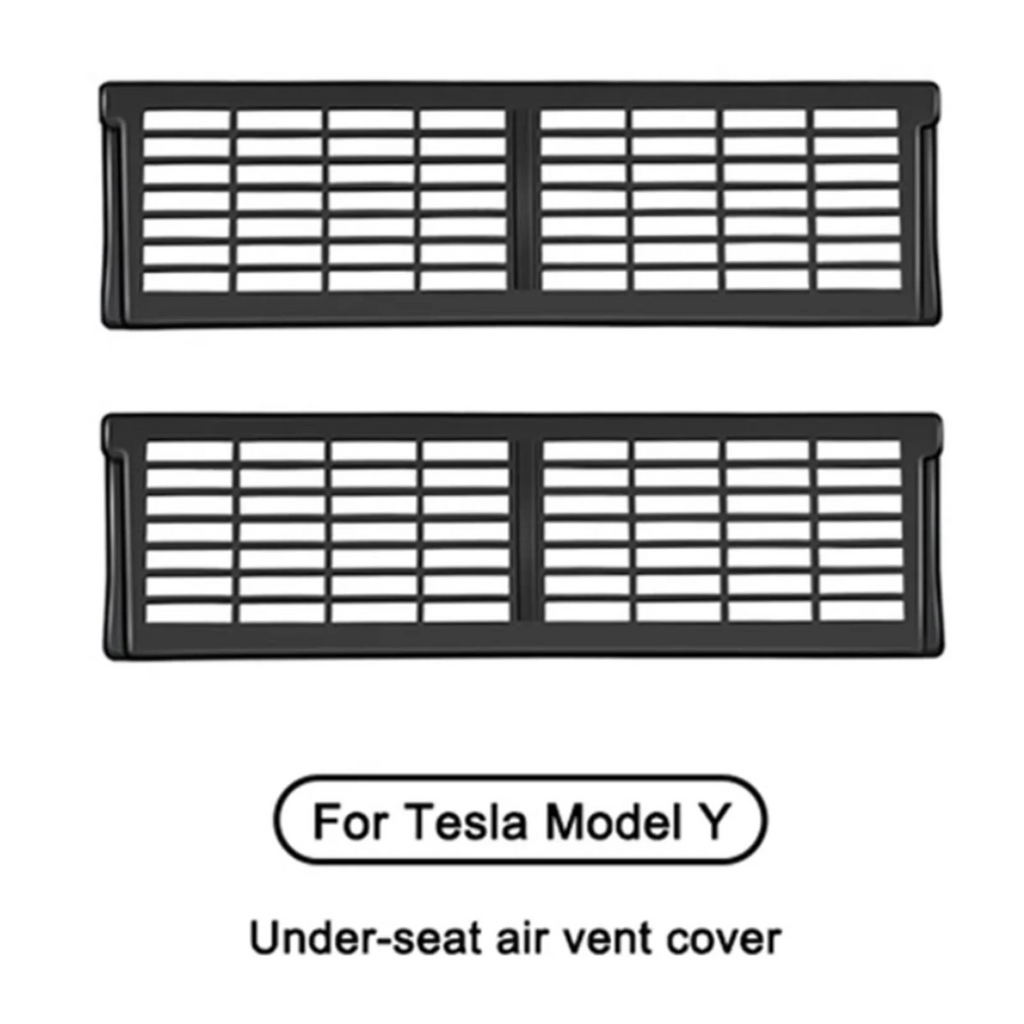 Tesla Model Y Car Backseat Air Vents Cover Under Seat Outlet