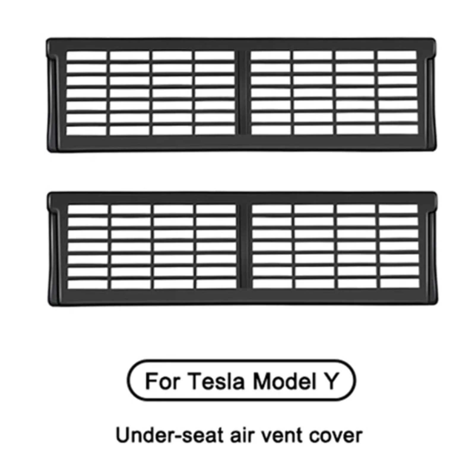 Tesla Model Y Car Backseat Air Vents Cover Under Seat Outlet