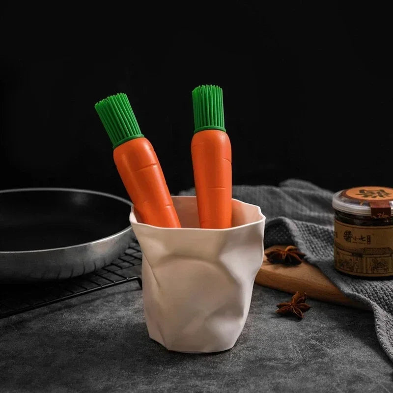 Carrot Silicone Basting Brush – BBQ & Pastry Oil Brush Silicone Basting Brush Zpaxo
