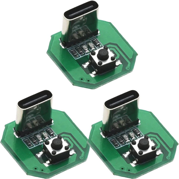 All-in-One Flashlight Driver Module Type-C Charging 18650 10W LED LED Driver Module Zpaxo 3PCS