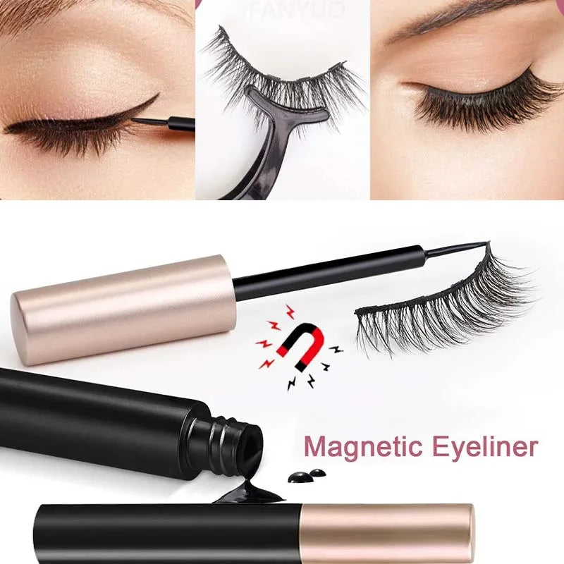 1 Black Magnetic Eyeliner Glue False Eyelash Extension Magic