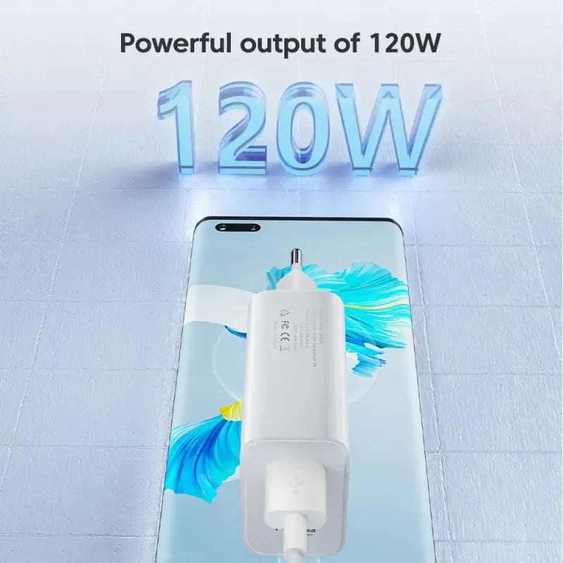 120W Fast Charger 6A Cable USB Type-c Gan Quick Charge 5 0 Phone