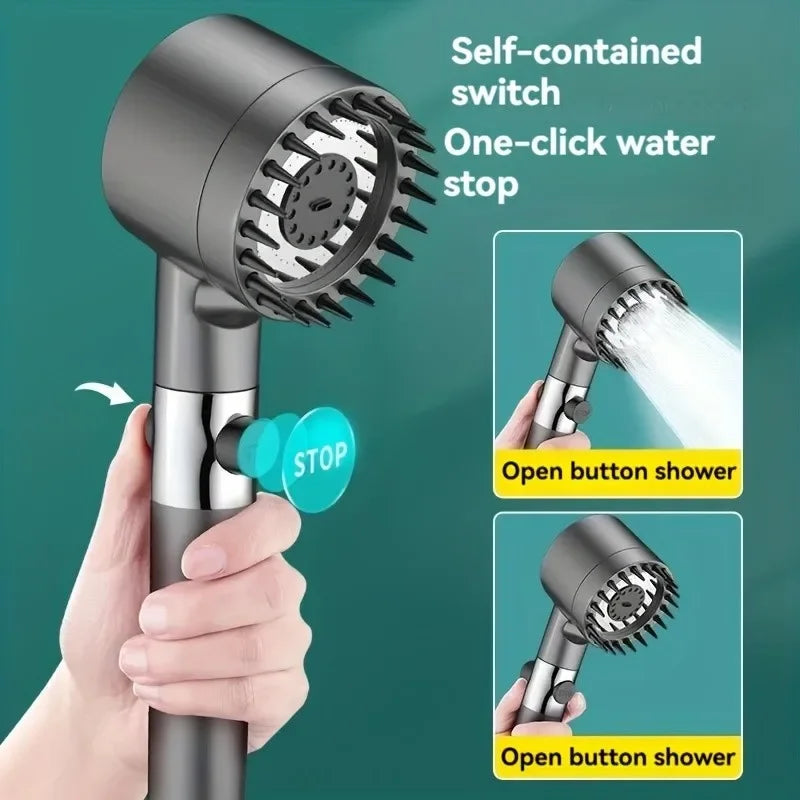 Suitable for Multi Size Shower Faucet Complete Bathroom and Shower Cleaning Pressure Shower Set Bathroom Accessory Cleaning Tool Zpaxo