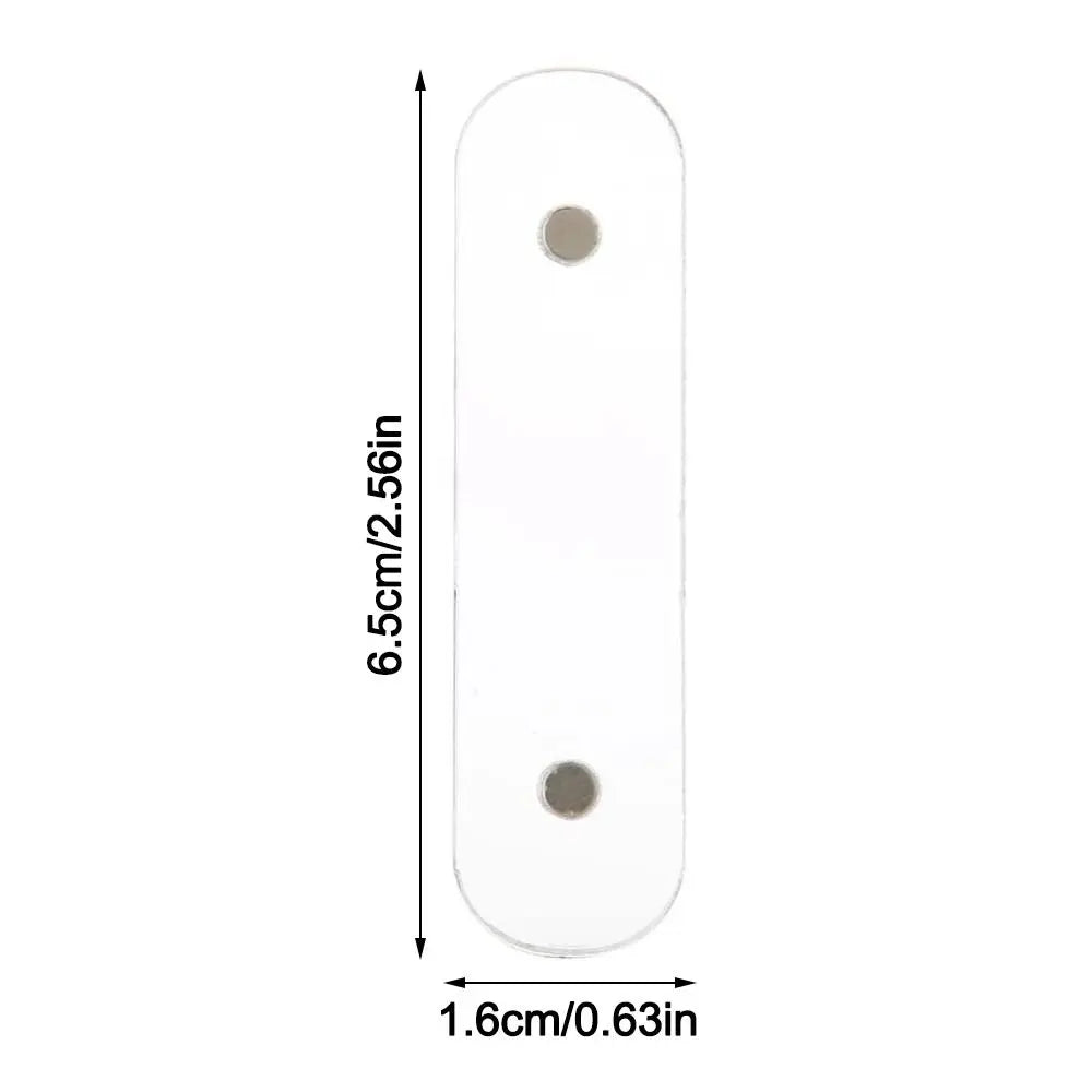 Acrylic False Nail Tips Display Stand Clear Design Magnetic Holder Zpaxo