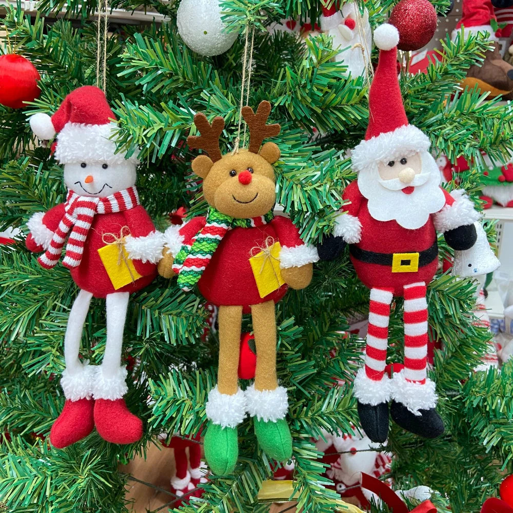 Santa Snowman Reindeer Christmas Tree Pendant Ornament Christmas Tree Ornament Zpaxo