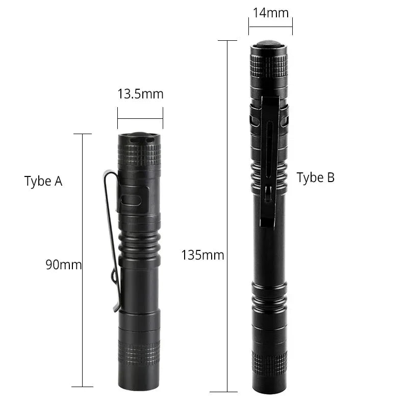 ESMARTER Mini LED Pen Flashlight – Waterproof Pocket Torch