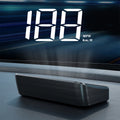Car Speedometer HUD GPS Head Up Display Digital Speed Meter Windshield Projector For Vehicles Truck Auto Electronics Accessories Zpaxo White