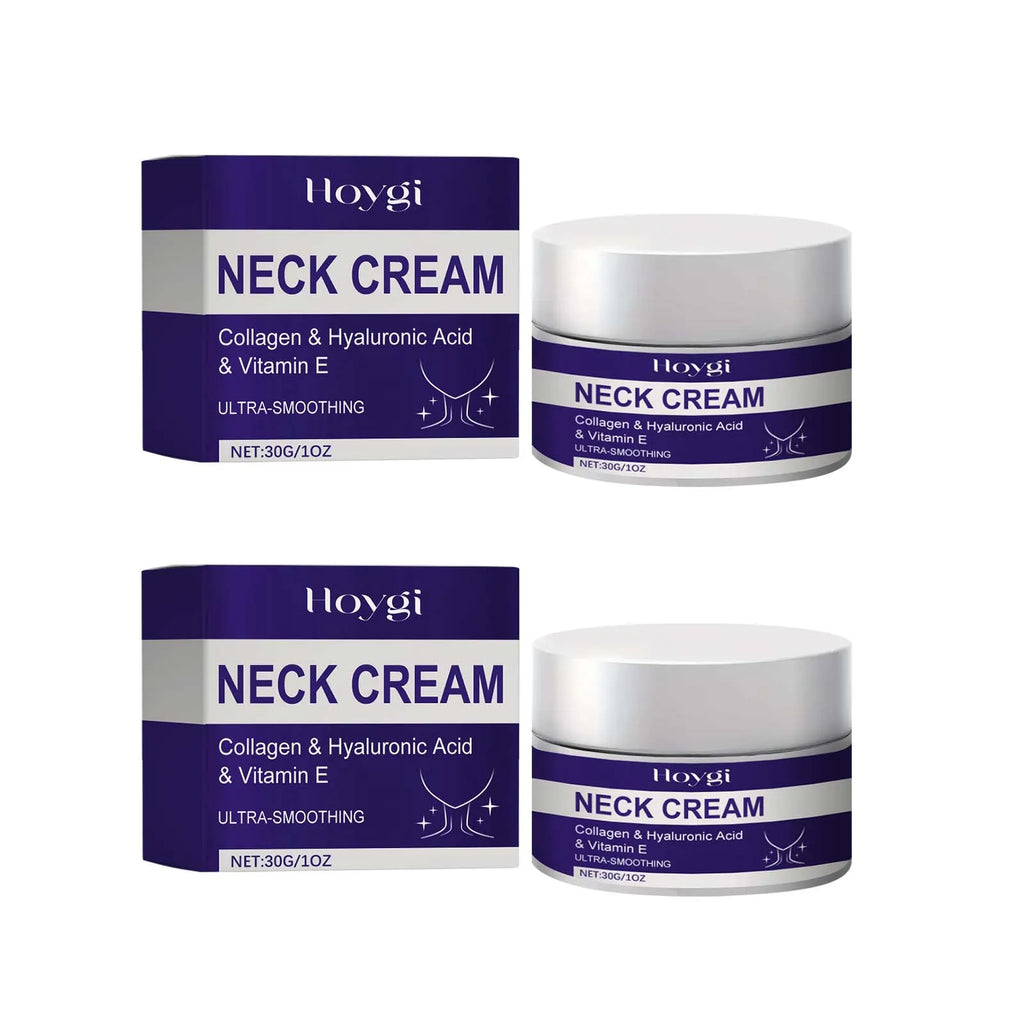 Hoygi Neck Firming Cream – Wrinkle & Double Chin Reducer Neck Firming Cream Zpaxo 2 x 30g Boxed