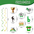 Soccer Match Banner Flag Party Decor Fan Cheering Game Day