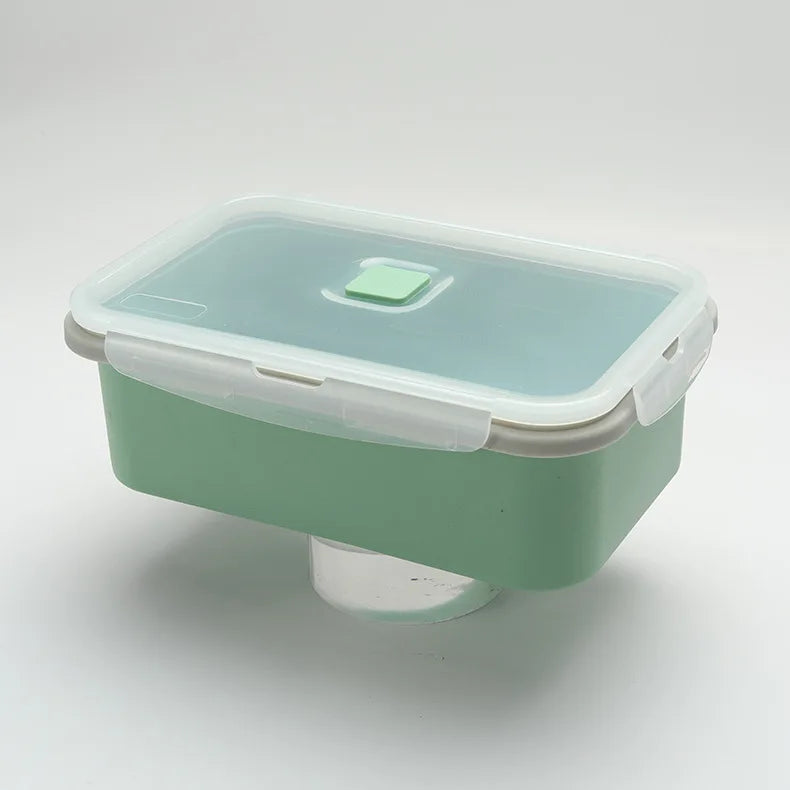 Large Capacity Multi Compartment Silicone Food Container Bento Box Zpaxo 1 Gird
