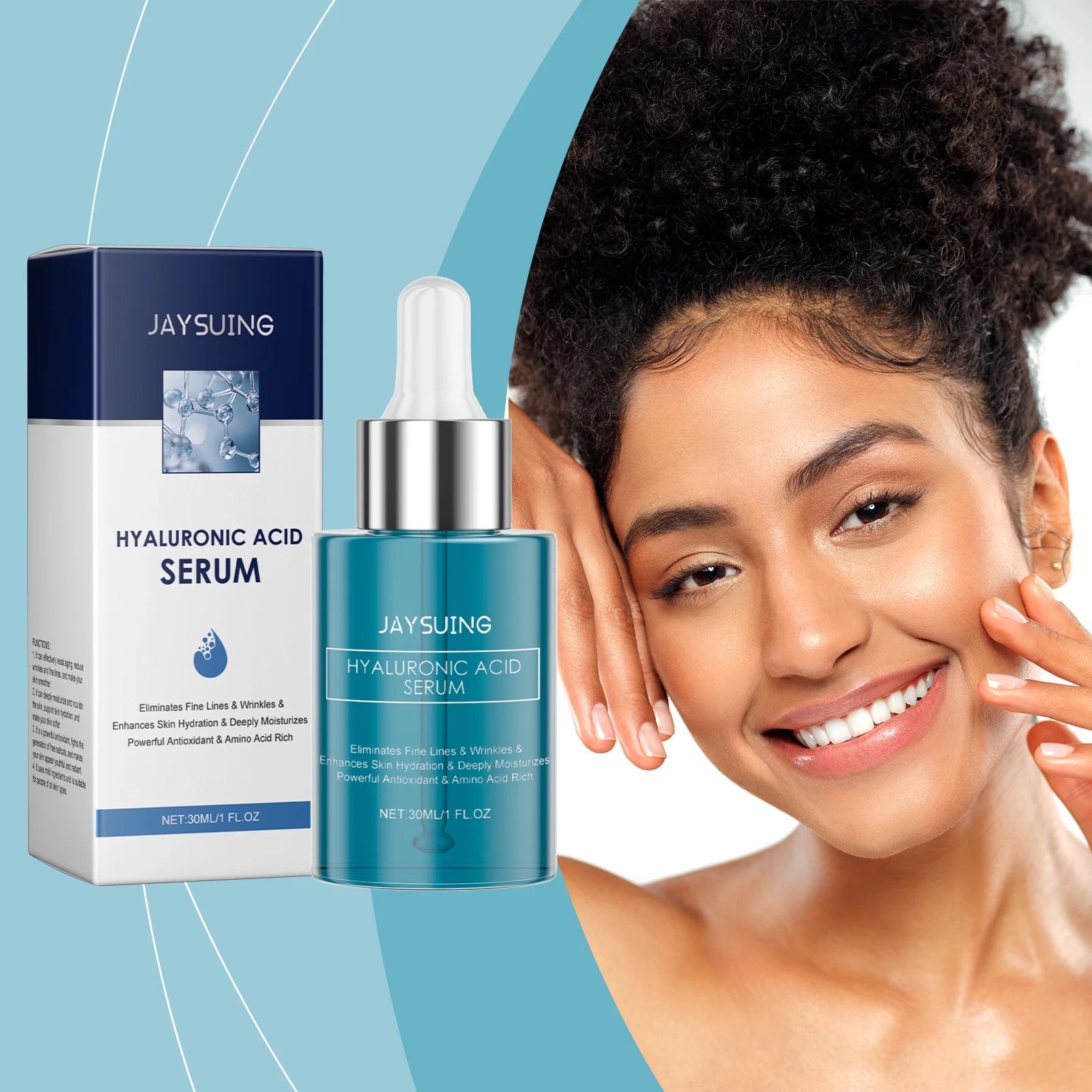 Jaysuing Hyaluronic Acid Antioxidant Facial Serum 30ml Facial Serum Zpaxo