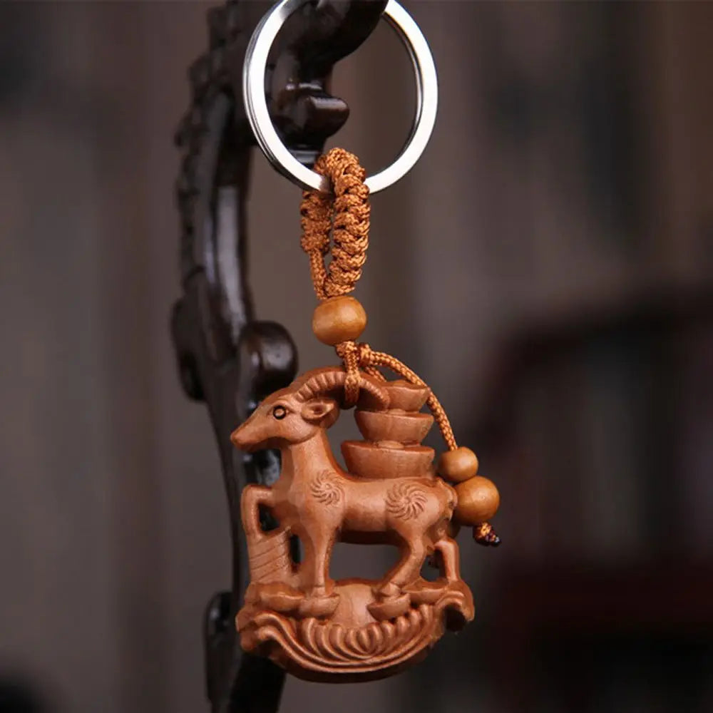 Accessories Snake Car Key Ring Lucky Chain Fengshui Ethnic Keychain Zpaxo