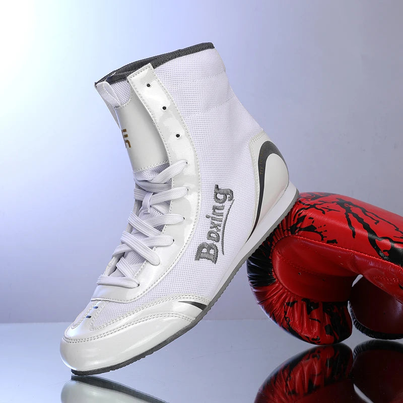 Lexsan Training Wrestling Shoes Men Female Fitness Boxing Mesh