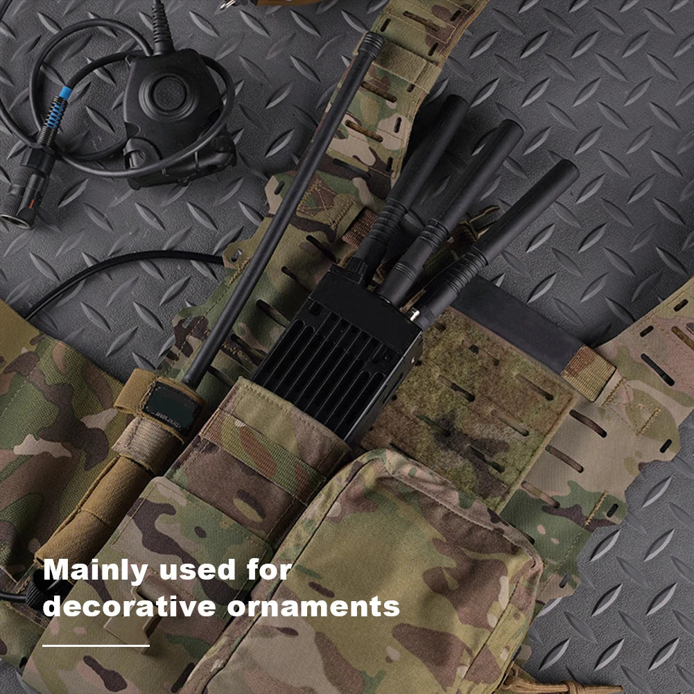 MPU5 Dummy Tactical Model DIY Walkie-talkie Transceiver Interphone Zpaxo