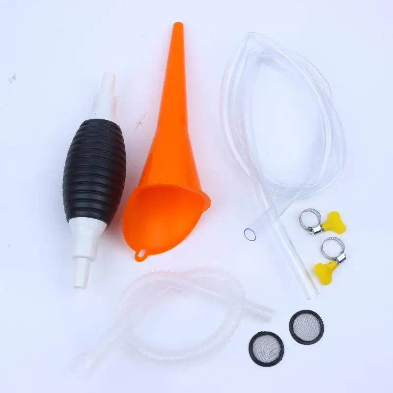 Right-Angle Plastic Oil Funnel Kit – Car & Motorcycle Refueling