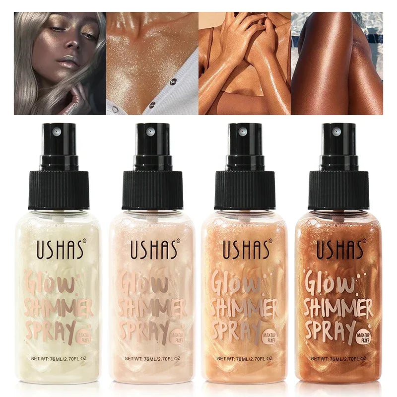 Diamond Liquid Highlight Waterproof Gloss Glitter Body Bronzer