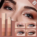 4-Color Mini Eye Shadow Stick Glitter Waterproof Sequin Eye Shadow Matte Pearlescent Sequin Multi-Layer Pigment High Pearlescent Shimmer Non-Smudge Makeup Super Glitter Multi-Color Eye Shadow Music Festival Zpaxo B DR89