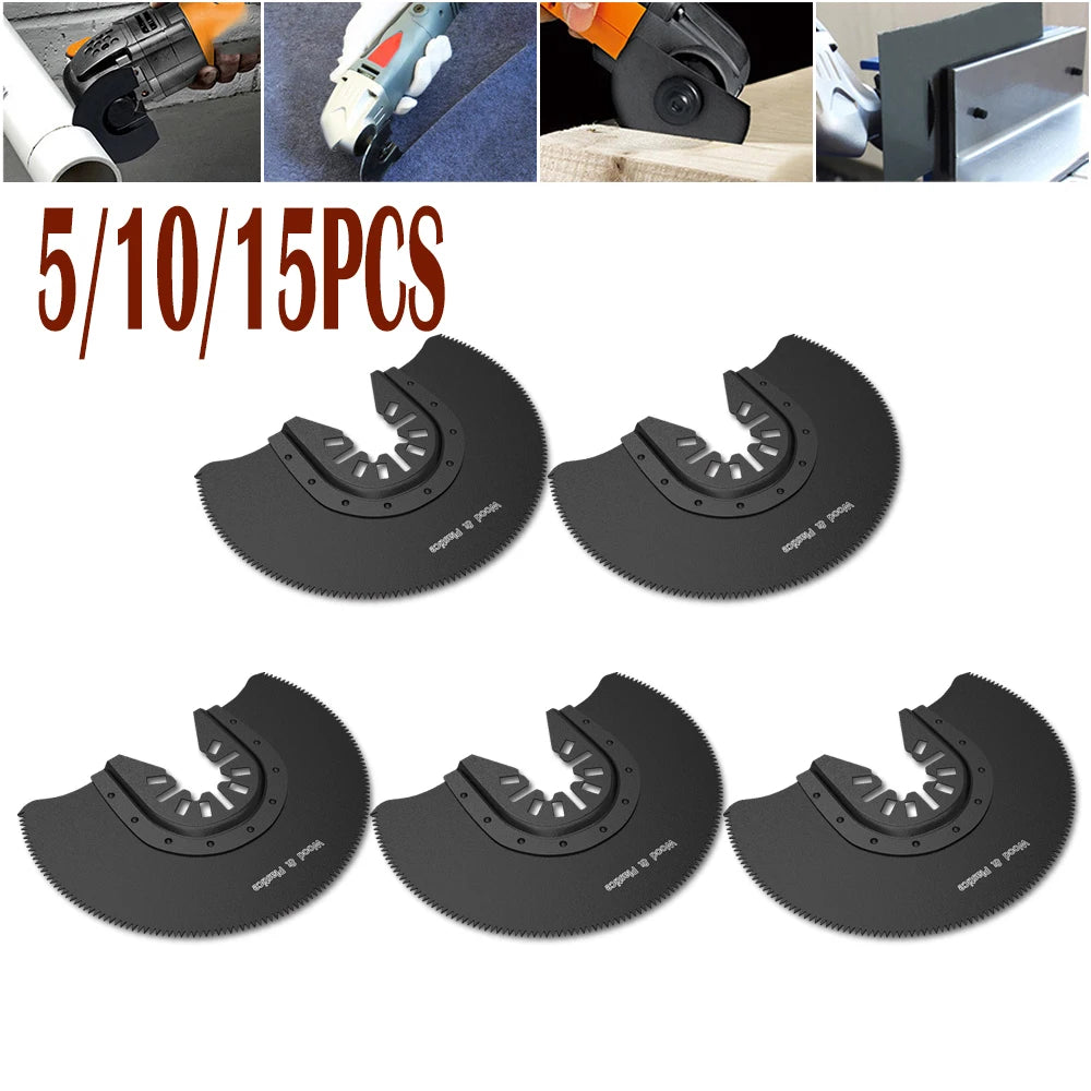 15-5PCS HCS Oscillating Saw Blade 88mm Oscillating Tool Segmented Saw Blade Power Oscillating Tool Blades Woodworking Renovator Zpaxo