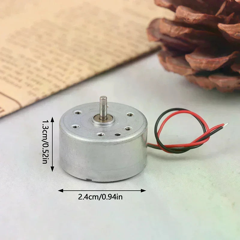 RF-300 Mini DC Motor 1.5V–6V 7250RPM | DIY Solar Toy Model