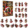 2025 Advent Calendar Dachshunds Christmas Vacation Cute Countdown