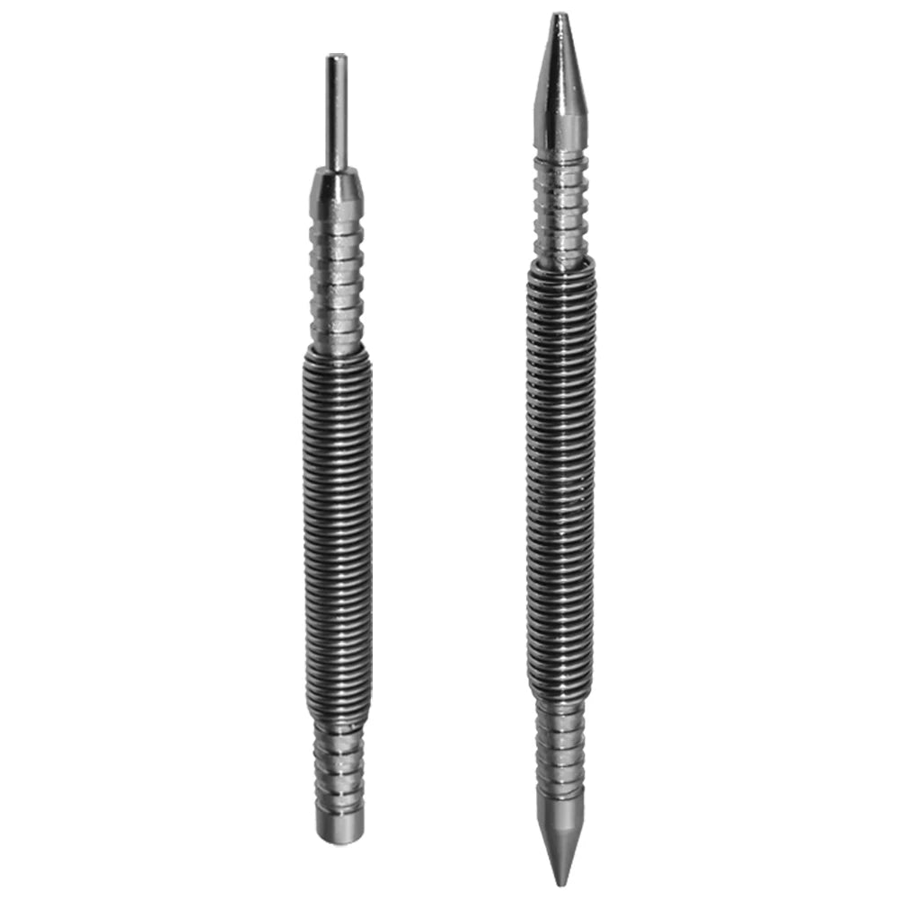 1 Spring Tool Hammerless Nail Double Head 16&3 Center Pin Punch Metal Zpaxo StyleC